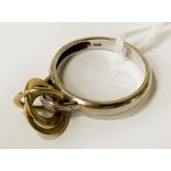 14 CARAT (585) DESIGNER RING 3.7 GRAMS - SIZE N