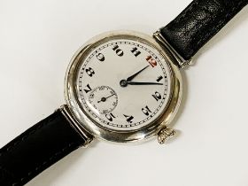 LONGINES SILVER CASED ART DECO WRISTWATCH