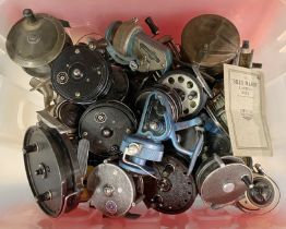 COLLECTION OF EARLY TO MID CENTURY FISHING REELS