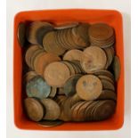COLLECTION OF MIXED 1 PENNIES & OTHER EARLY COPPER COINS