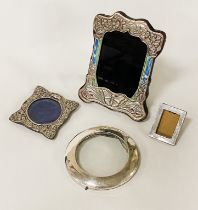 FOUR SILVER FRAMES