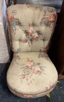 VICTORIAN BEDROOM CHAIR