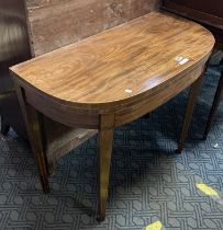 GEORGIAN CARD TABLE