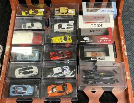 COLLECTION OF BOXED MODEL CARS INCL. THE BAT MOBILE