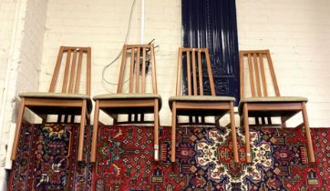 4 MORRIS OF GLASGOW DINING CHAIRS