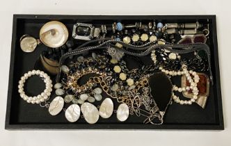 COSTUME JEWELLERY - SOME SILVER & SOME DESIGNER