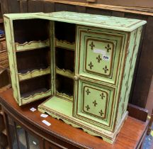 PAINTED CONTINENTAL SPICE CUPBOARD