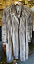 BLUE MINK FUR COAT