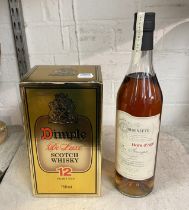 BOTTLE OF DIMPLE HAIG WHISKY & BOTTLE OF CHATEAU DE BORDENEUVE HORS D'AGE ARMAGNAC