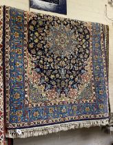 FINE PERSIAN RG - LAMBSWOOL WOVEN ON SILK 1M X 1.60M APPROX