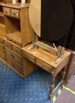 4 DRAWER DESK & SIDE TABLE