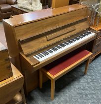 CHAPPELL UPRIGHT PIANO WITH STOOL