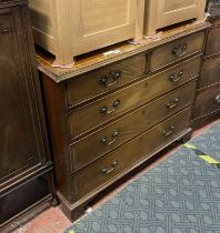 MAHOGANY CHEST OF DRAWERS