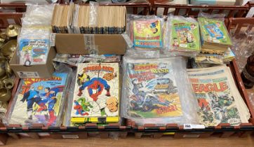 TWO TRAYS OF ANNUALS/ NEWSPAPERS / BOOKS