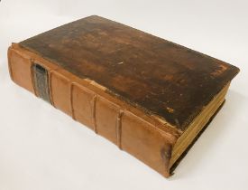EARLY 19TH CENTURY ILLUSTRATED BROWNS BIBLE