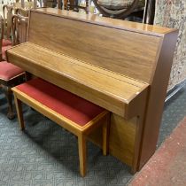 CHAPPELL UPRIGHT PIANO WITH STOOL
