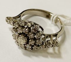 PLATINUM & DIAMOND RING SIZE O/P