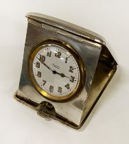 MAPPIN TRAVEL CLOCK IN HM SILVER CASE
