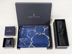HARRY WINSTON SCARF, JEWELLERY WRAPS & JEWELLERY LOUPE - ALL BOXED