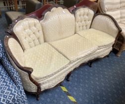 CARVED FRENCH SOFA