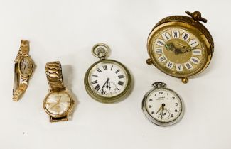COLLECTION OF WATCHES & POCKET WATCHES