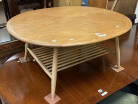 ERCOL OVAL COFFEE TABLE