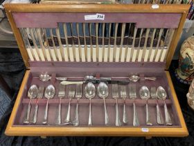 CANTEEN OF SILVER PLATED CUTLERY