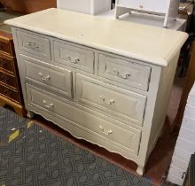 CREAM PAINTED CHEST OF DRAWERS