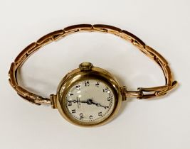 9CT GOLD LADIES WATCH BY J.W BENSON