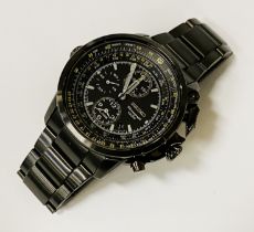 SEIKO CHRONOGRAPH 100 M WATCH - BOXED