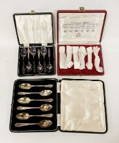 H/M SILVER SPOON SET & 2 OTHER EPNS