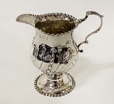 H/M SILVER CREAMER EARLY - 2 OZS APPROX - 10 CMS (H)