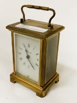 BAYARD FRENCH CARRIAGE CLOCK 12CMS (H) APPROX