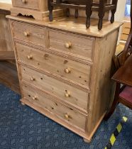 SOLID PINE 5 DRAWER CHEST
