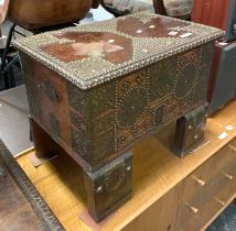 PERSIAN CHEST WITH BRASS FINISH
