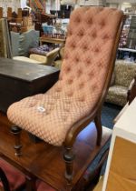BUTTON BACK CHAIR