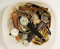 QTY OF LADIES & GENTS WATCHES