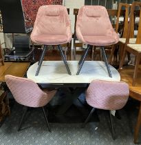 ARTIC DINING TABLE & 4 CHAIRS