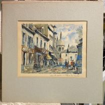 PIERRE CAMBIER MONTMATRE WATERCOLOUR