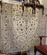 FINE CENTRAL PERSIAN KASHAN CARPET 300CMS X 200CMS