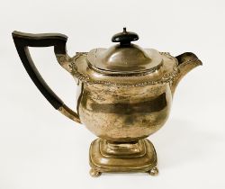 H/M SILVER COFFEE POT - 27 OZS APPROX