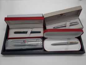FOUR BOXED SHEAFFER OPENS