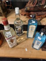 4 BOTTLES OF ALCOHOL (SPIRITS)