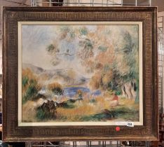 ATTRIBUTTED TO PIERRE AUGUSTE RENOIR - OIL ON CANVAS