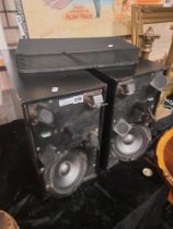 PAIR OF SONAB (SWEDEN) 0A14L LOUDSPEAKERS - UNTESTED (A/F)