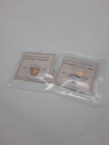 2 GOLD COINS (PROOF)