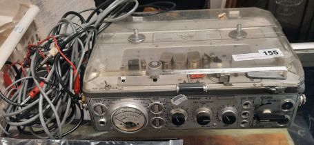 NAGRA 4.2 PROFESSIONAL TAPE RECORDER WITH MIC & LEADS