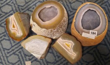 COLLECTION OF GEODE CRYSTALS