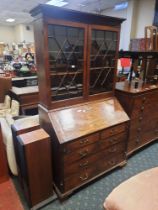 GEORGIAN BUREAU BOOKCASE