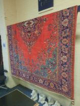 FINE NORTH WEST PERSIAN VIZ CARPET 340CMS X 340CMS 240CMS